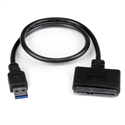 Startech USB3S2SAT3CB - StarTech.com Cable Adaptador USB 3.0 con UASP a SATA III para Disco Duro de 2,5'' - Cable 
