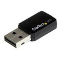 Startech USB433WACDB - StarTech.com USB 2.0 AC600 Mini Dual Band Wireless-AC Network Adapter - 1T1R 802.11ac WiFi