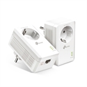 Tp-Link TL-PA7017P KIT - Av1000 Passthrough Powerline Kit Broadcom 1 Gigabit Port 1000Mbps Powerline Homeplug Av2 N