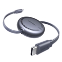 Ugreen 65905 - UGREEN USB-C TO USB-C PD FAST CHARGING RETRACTABLE CABLE 100W MAX 1M