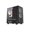 Xyz X-CS-ATOM-B - TORRE MATX XYZ ATOM BLACK 3 VENT ARGB  1XUSB 3.0 1XUSB2.0 1 X USB C