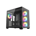 Xyz X-CS-TESSERACTX-B - TORRE ATX XYZ TESSERACT X BLACK 7XVENT 120MM ARGB CPU MAX 165MM GPU MAX 390MM