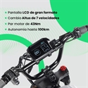 Youin BK7100 - Bicicleta Eléctrica Youin Bk7100 Fat Bike 20 Pulgadas 100km Autonomía Frenos Hidráulicos S